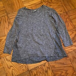 Women’s J Jill long sleeve blue t-shirt size medium